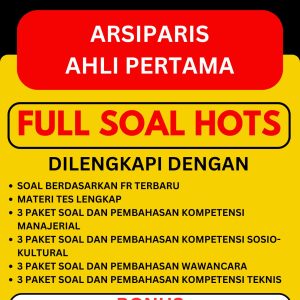 Bank Soal Arsiparis Ahli Pertama
