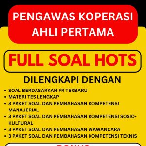 Bank Soal Pengawas Koperasi Ahli Pertama