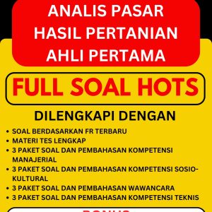 Bank Soal Analis Pasar Hasil Pertanian Ahli Pertama