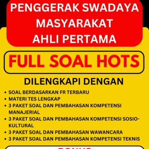 Bank Soal Penggerak Swadaya Masyarakat Ahli Pertama