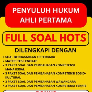 Bank Soal Penyuluh Hukum Ahli Pertama