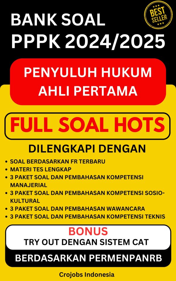 Bank Soal Penyuluh Hukum Ahli Pertama
