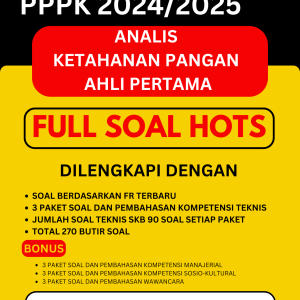 Bank Soal Analisis Ketahanan Pangan