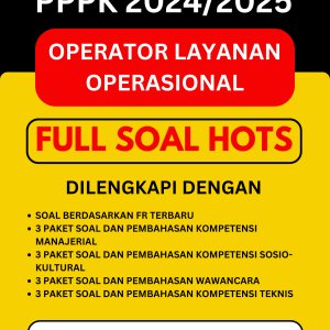 Bank Soal PPPK Operator Layanan Operasional