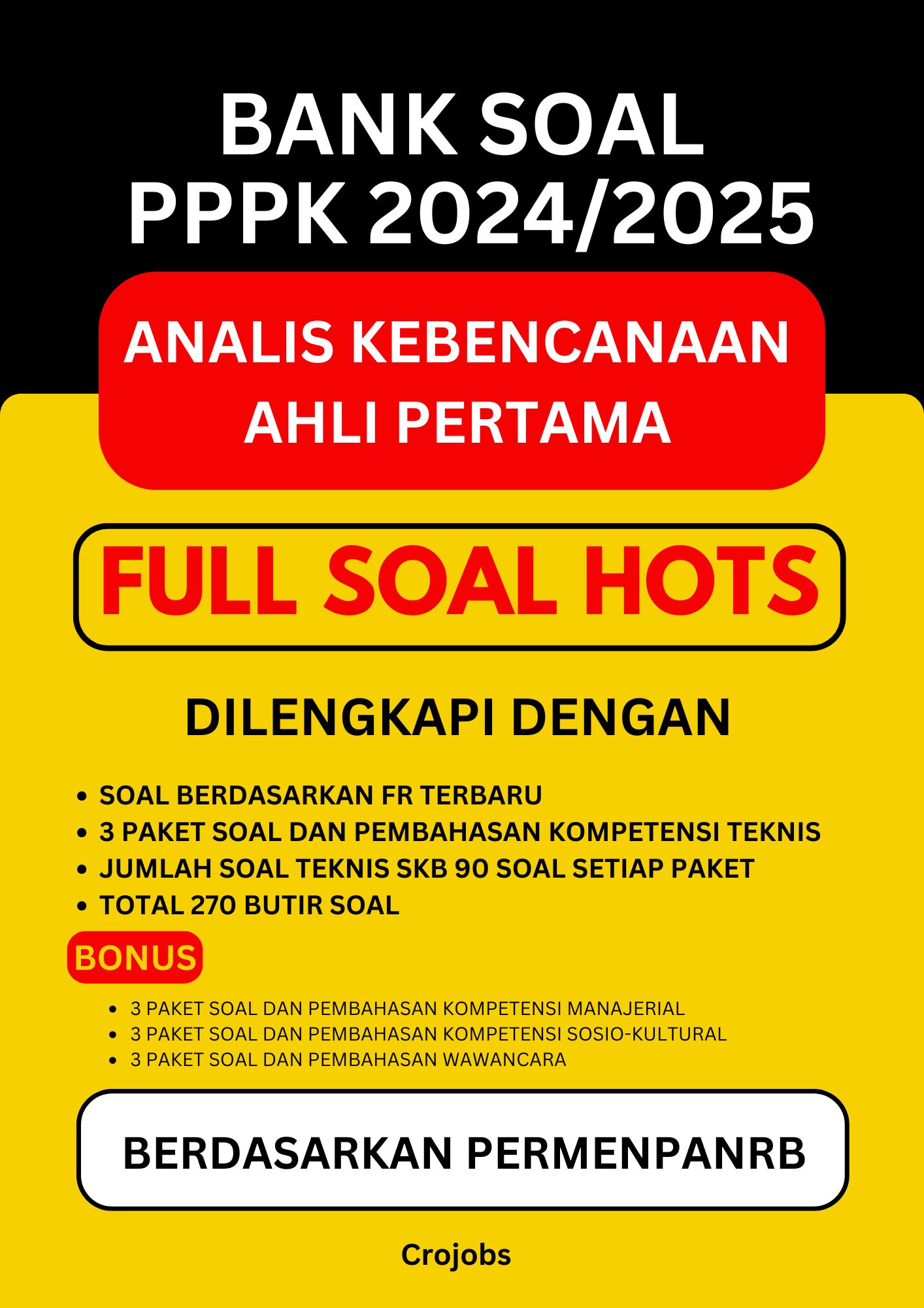 Bank Soal PPPK Analis Kebencanaan Ahli Pertama