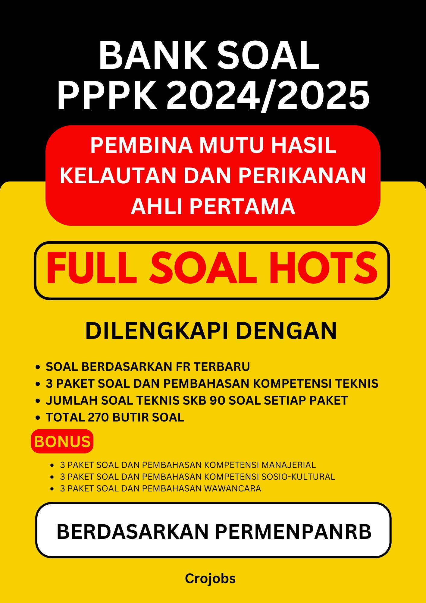 Bank Soal PPPK Pembina Mutu Hasil Kelautan dan Perikanan Ahli Pertama