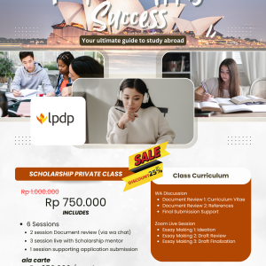 Bimbingan Beasiswa Private 1 sesi