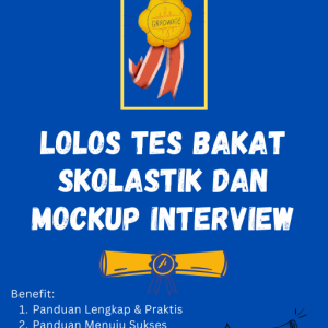 Ebook Lolos Tes Bakat Skolastik dan Mockup Interview LPDP