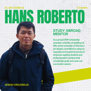 mentor beasiswa Hans Roberto