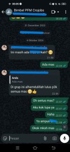 Testimoni peserta bimbingan SKB Pengawas Farmasi dan Makanan