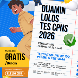 poster kelas gratis cpns 2026