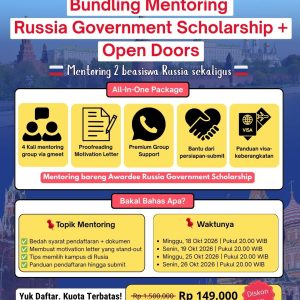 Mentoring Beasiswa Rusia Open Doors & RGS